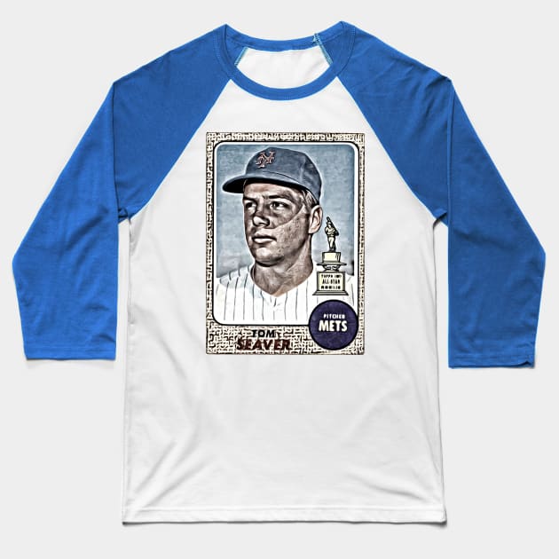 Tom Seaver: 1968 Flashback Champs Baseball T-Shirt by flashbackchamps